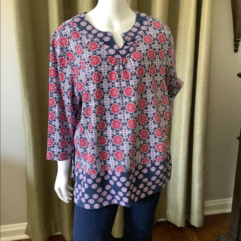 J Bee Tunic Top GUC Size Large